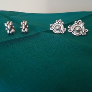 Vintage Sterling Silver Earrings